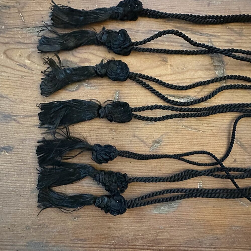 Decorative Black Tassels Art Design Supplies